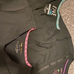 3 black scrub tops!